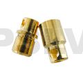 Q-C-0023  Quantum Φ8.0 mm Gold Plated Bullet Connectors Easy Solder  